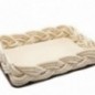 "Marricreo" Plateau corde beige