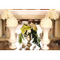 Vase Events "Chloé" blanc H90cm (vente ou location)