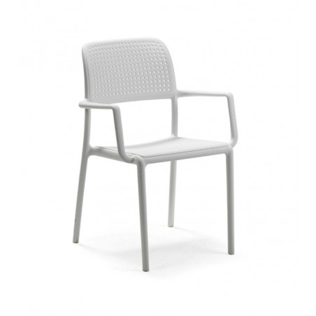 "Nardi" Fauteuil "Bora" blanc