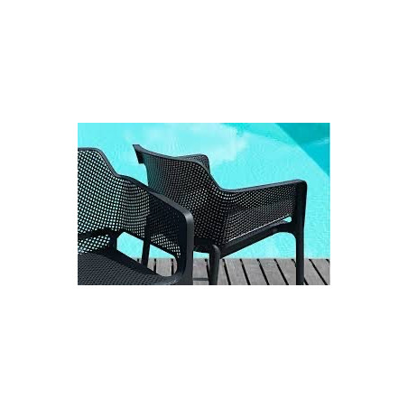 "Nardi" Fauteuil "Net" antracite