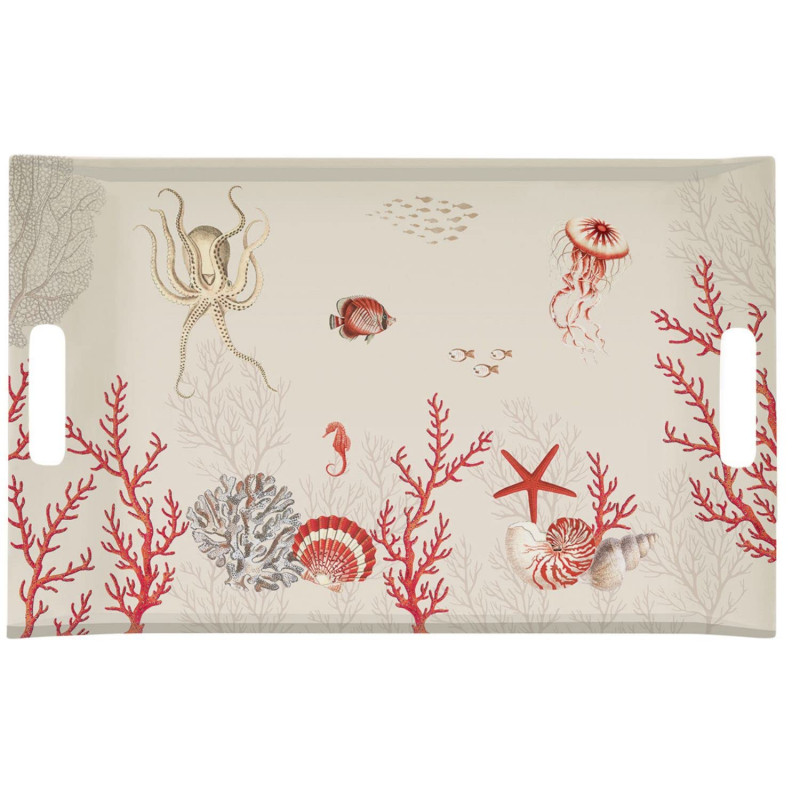 "Easy life" Plateau 38x27 cm "Corail reef"