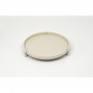 "Pinetti" Plateau rond "Rialto" 45 cm blanc