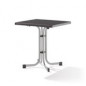 "Sieger" Table argent/anthracite  70x70 cm