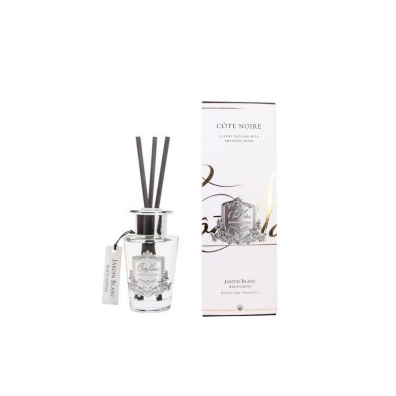 "Cote Noire" Diffuseur 150 ml  Blanc/argent