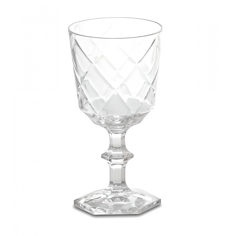 "Baci Milano" 6 verres à pied transparent "Cheers"