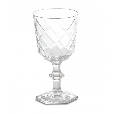 "Baci Milano" 6 verres à pied transparent "Cheers"