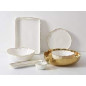 Lot de 2 assiettes en porcelaine "portofino" Lot de 2 assiettes en porcelaine "portofino"