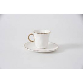 Lot de 2 tasses à café "portofino"