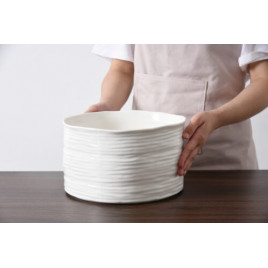 Saladier en porcelaine "Le blanc"