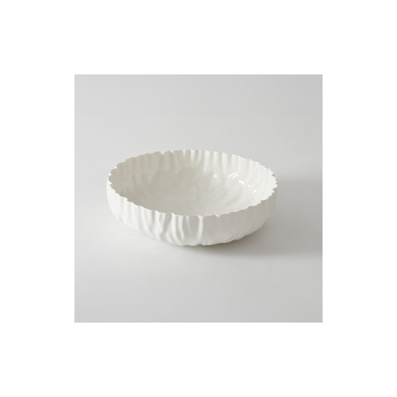Saladier XL en porcelaine "Mascali Bianca"