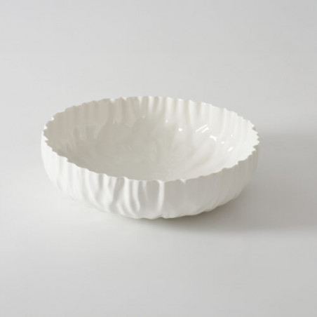 Saladier XL en porcelaine "Mascali Bianca"