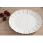 Lot 2 assiettes en porcelaine "Mascali Bianca"
