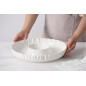 Plat en porcelaine "Mascali Bianca"