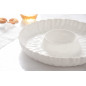 Plat en porcelaine "Mascali Bianca"