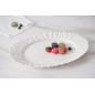 Plat ovale en porcelaine "Mascali Bianca"