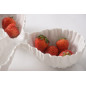 plat trio en porcelaine "Mascali Bianca"