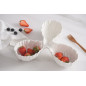 plat trio en porcelaine "Mascali Bianca"