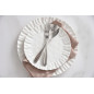 Lot 2 assiettes à dessert en porcelaine "Mascali Bianca"