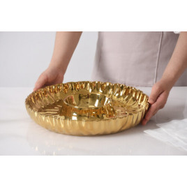 Plat apéro en porcelaine "Mascali D'oro"