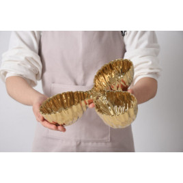 plat trio en porcelaine "Mascali D'oro"