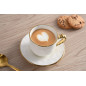 Lot de 2 tasses à café en porcelaine "Golden Salerno" Lot de 2 tasses à café en porcelaine "Golden Salerno"