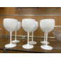 Lot 6 Verres blanc