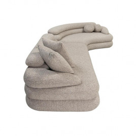 Canapé "Cairo" 6 places Bouclé Sable