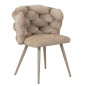Chaise "Rock" Crème