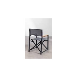 "Jordana" Lot de 2 Fauteuils  Anthracite (Frais de port compris)
