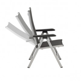 "Kettler" Fauteuil "Basic plus" Anthracite/silver Frais de port compris