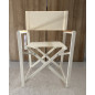 "Jordana" Lot de 2 Fauteuils crème/blanc (Frais de port compris)