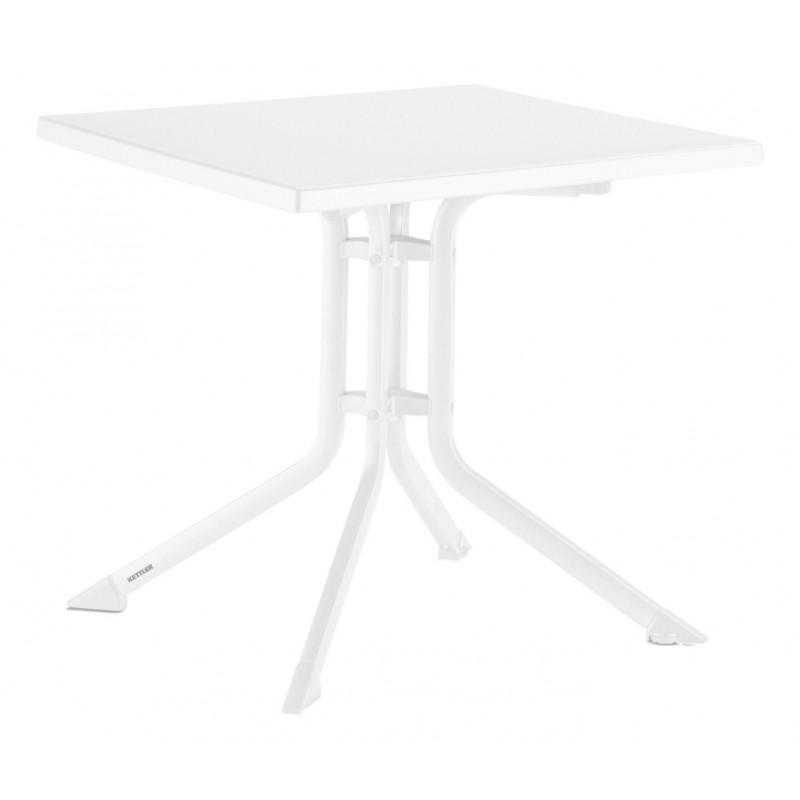 "Kettler" Table "Boulevard" 70x70cm Blanche