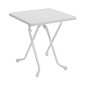 "Cola" Table blanche pliante 68x68cm