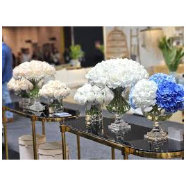 "Côte Noire" Bouquet "hortensia" bleu/blanc Moyen