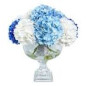 "Côte Noire" Bouquet "hortensia" bleu/blanc GM