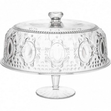 "Baci Milano" Plateau/cloche transparent "Baroque"