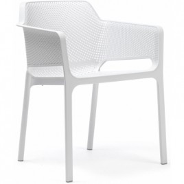 "Nardi" Fauteuil "Net" blanc