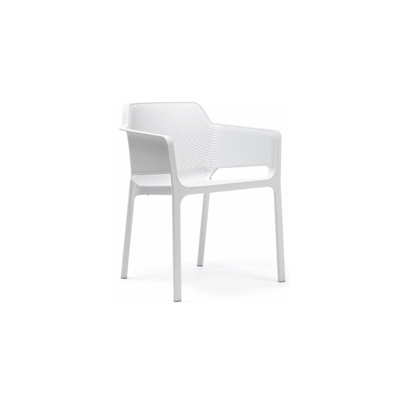 "Nardi" Fauteuil "Net" blanc