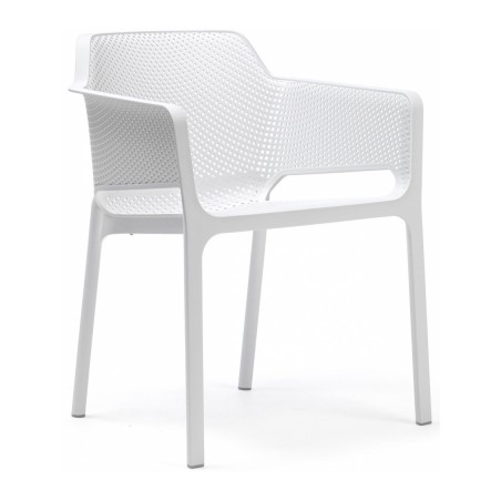 "Nardi" Fauteuil "Net" blanc