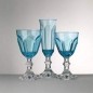 6 Verres "Dolce vita" turquoise Marioluca Guisti