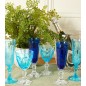 6 Verres "Dolce vita" turquoise Marioluca Guisti